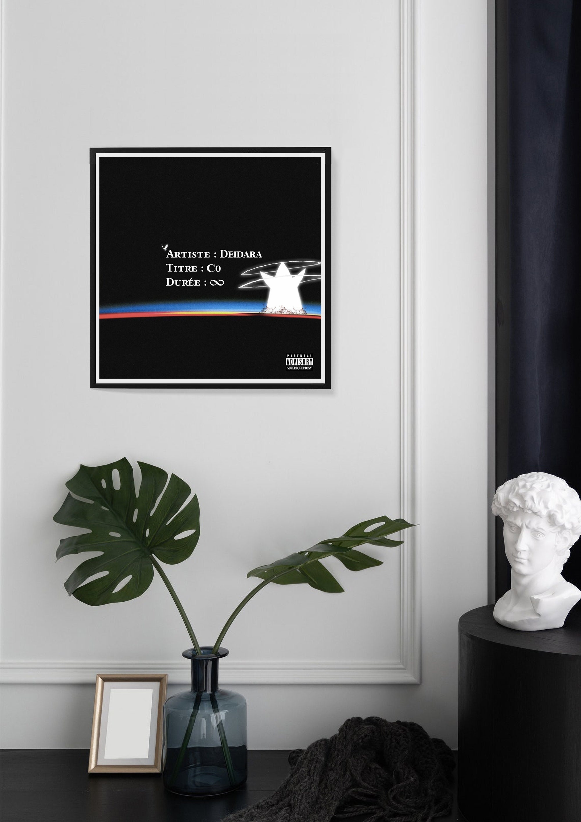 Damso - Qalf Infinity X Naruto Shippuden/Poster Print Affiche