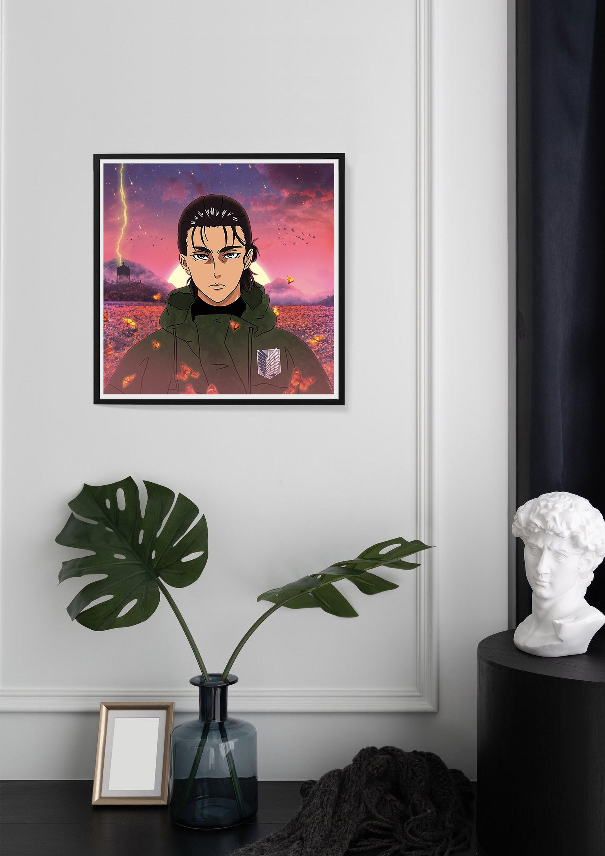 Juice Wrld - Legends Never Dies X Shingeki No Kyojin/Poster Print Affiche