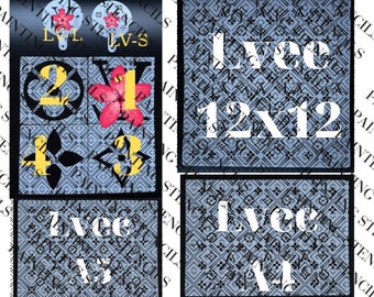 louis vuitton sticker stencil for shoes