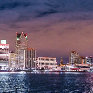 Across the Detroit River