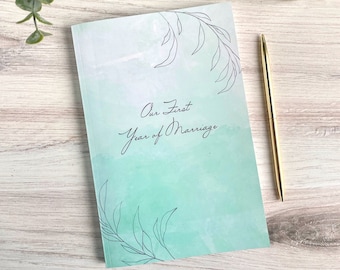 Catholic Wedding Journal: Our First Year of Marriage (Paper Anniversary Gift)