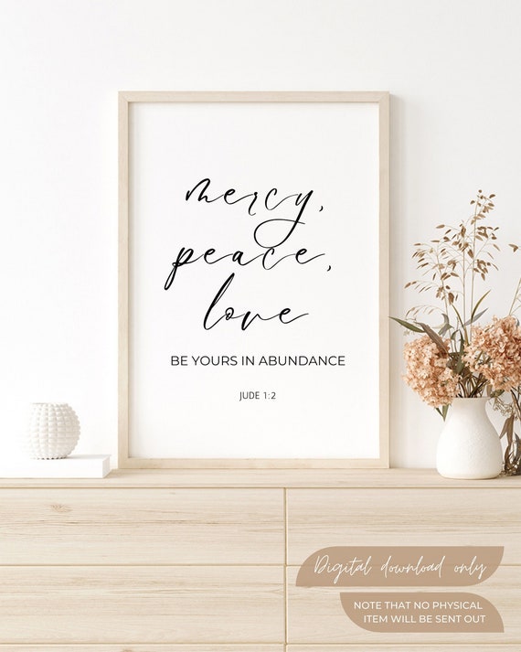 Mercy, Peace and Love {A5 Notebook} Mercy, Peace and Love {A5 Notebook}