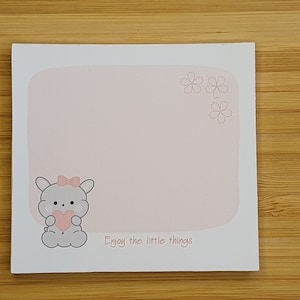 Blocco note con | Eumel Design Goditi le piccole cose | note | Memo Pad | Bloc-notes
