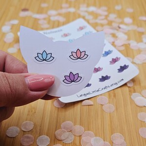 Wellness Kalender Aufkleber | Orchidee Bullet Journal Sticker| Icon Planner Stickers | Scrapbook Stickers | Kawaii Sticker | Tagebuch