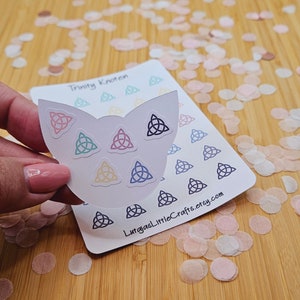 Trinity Knoten Kalender Aufkleber | Trinity Knot Bullet Journal Sticker| Icon Planner | Scrapbook Stickers | Kawaii Sticker | Tagebuch
