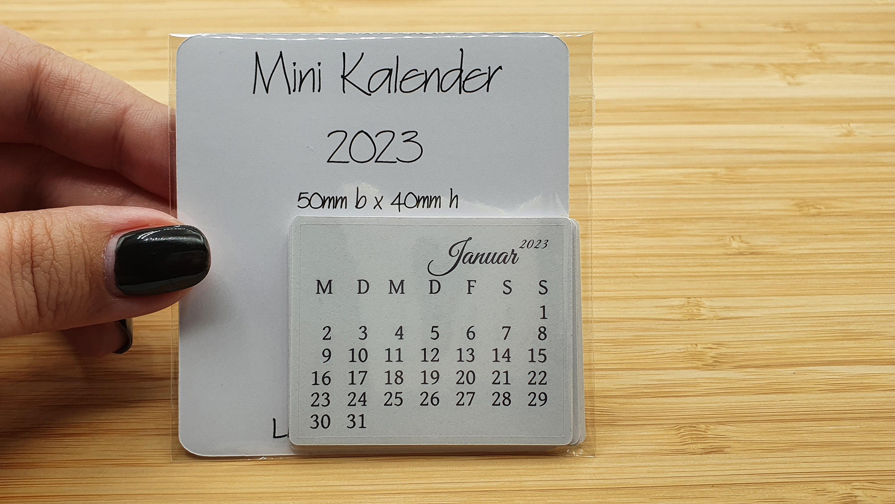 Mini Calendar 2023 2024 Stickers Days & Dates Bullet Journal Stickers