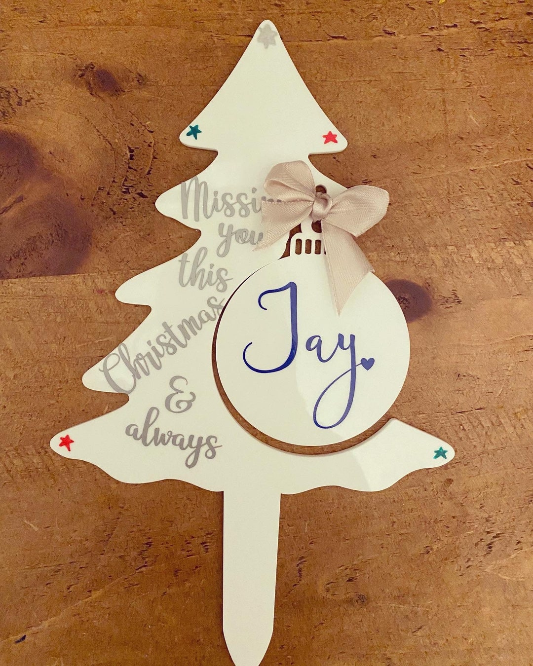 Cemetery Graveside Christmas Tree Etsy UK