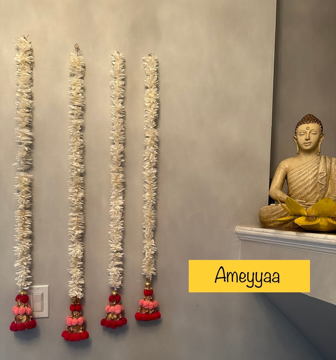 Wall Decor Set of 4 Wall Hanging Diwali Decor Indian Etsy