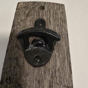 bourbon barrel bottle opener