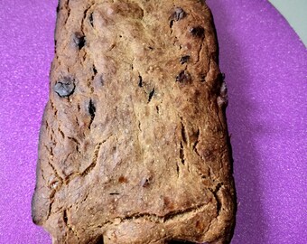 LOCAL DELIVERY/PICKUP: Chickpea Flour Banana Bread with Extra Dark Chocolate Chips