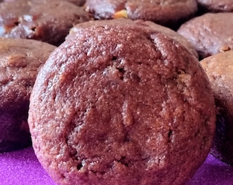 Tigernut Flour Pumpkin Muffins with White Chocolate Chips