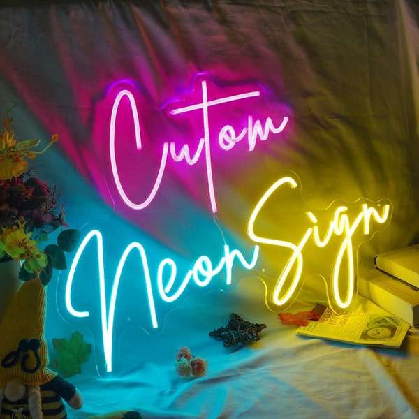 Neon Wedding Sign Etsy