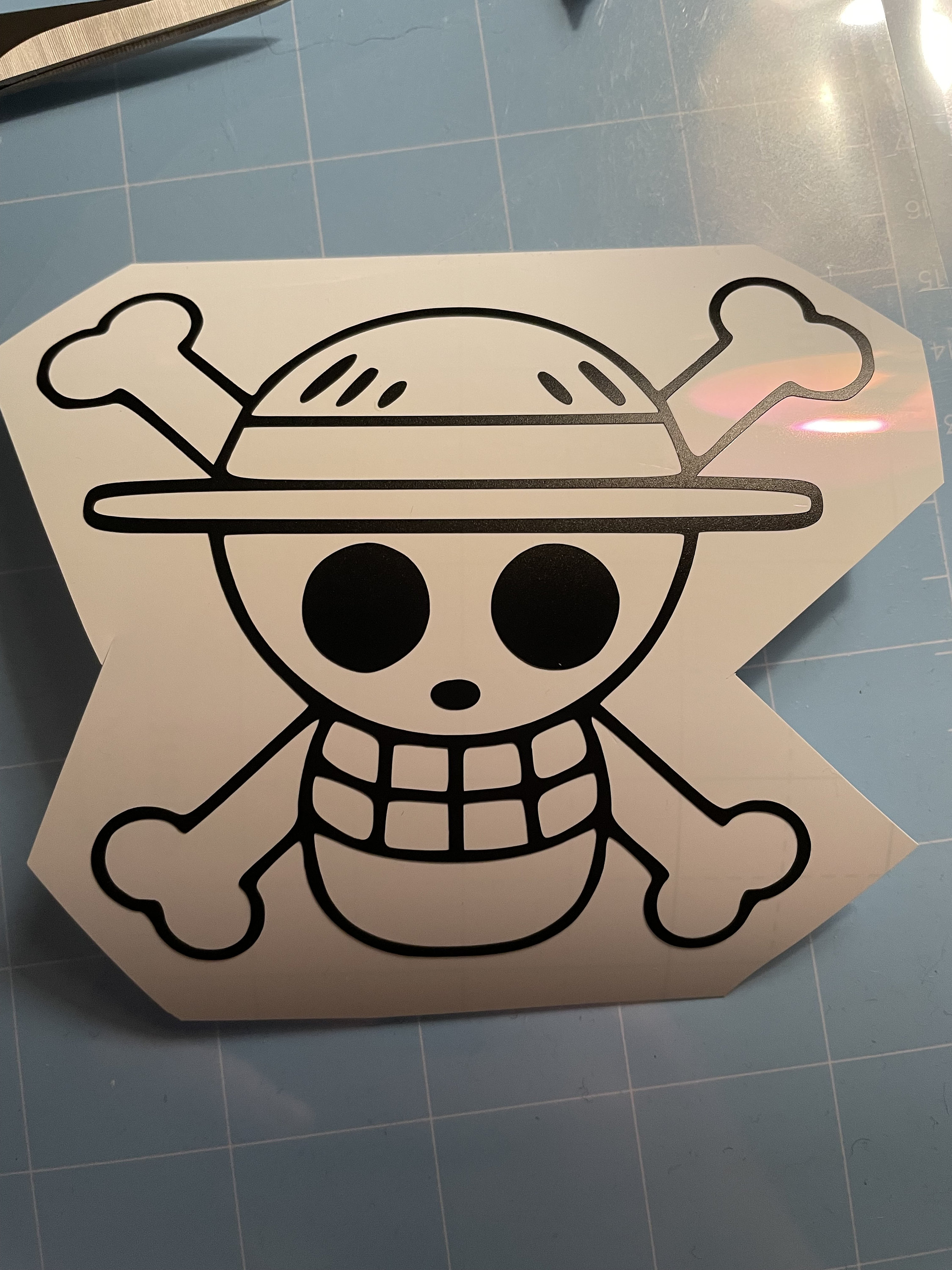 StrawHat Flag and Mask and more to decorate your room , buy and join the  Straw Hat crew Sticker for Sale by PalmMurrdg