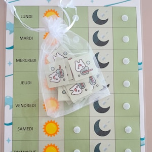 Motivationstafel / Zähneputzen lernen - Individualisierbar