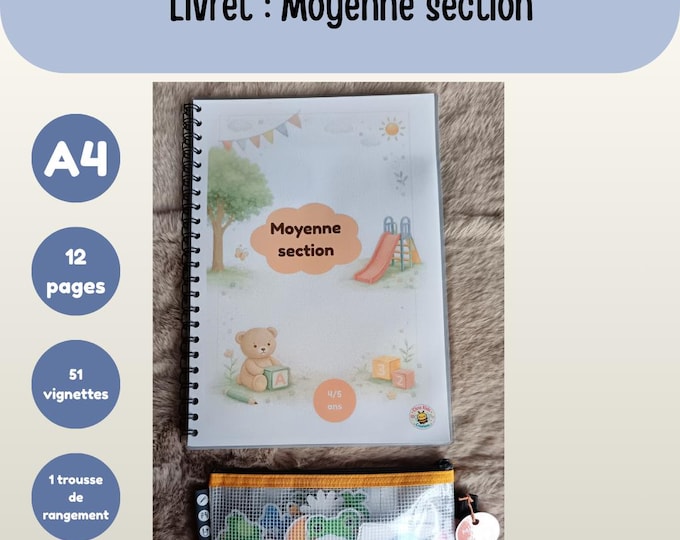 Activity Booklet - Middle Section - 4/5 years old - A4