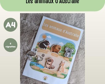 A4 Sheet - Animals of Australia