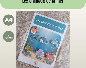 A4 Sheet - Sea Animals
