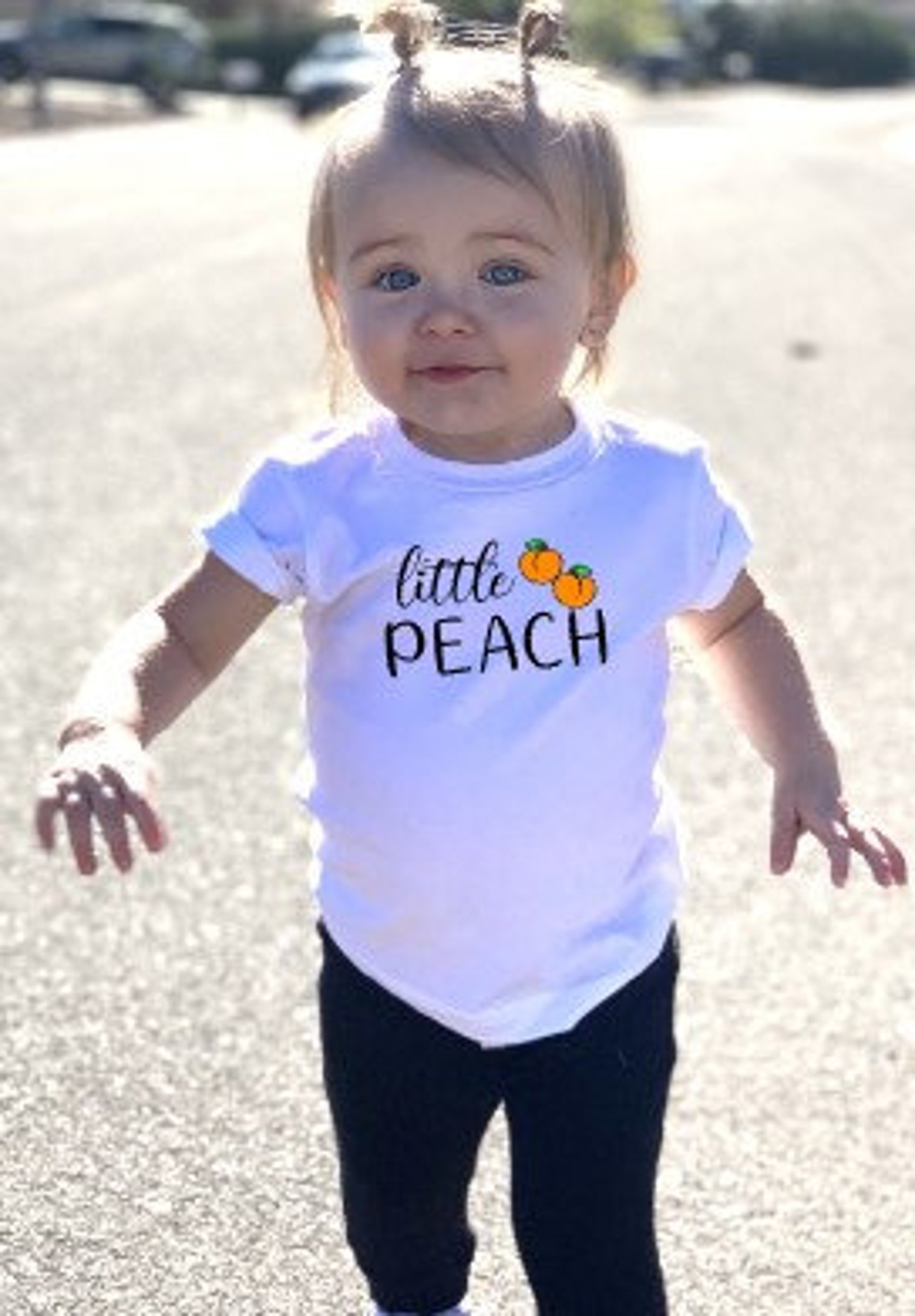 Little Peach Baby Shower Cute Southern Girl Kids Shirt Baby Etsy
