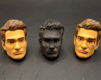 Escultura de cabeza de Spiderman 1:12
