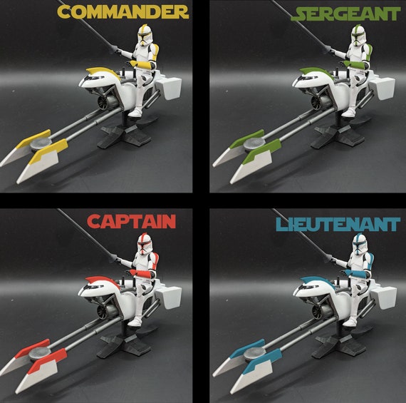 Clone Wars Lancer Speeder Bike: 1/18 & 1/12 Scale Replica - Etsy