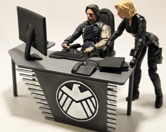Agency office desk 1/12 scale