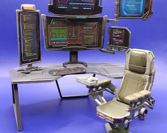 Cyberpunk Arbeitsstation 1:12