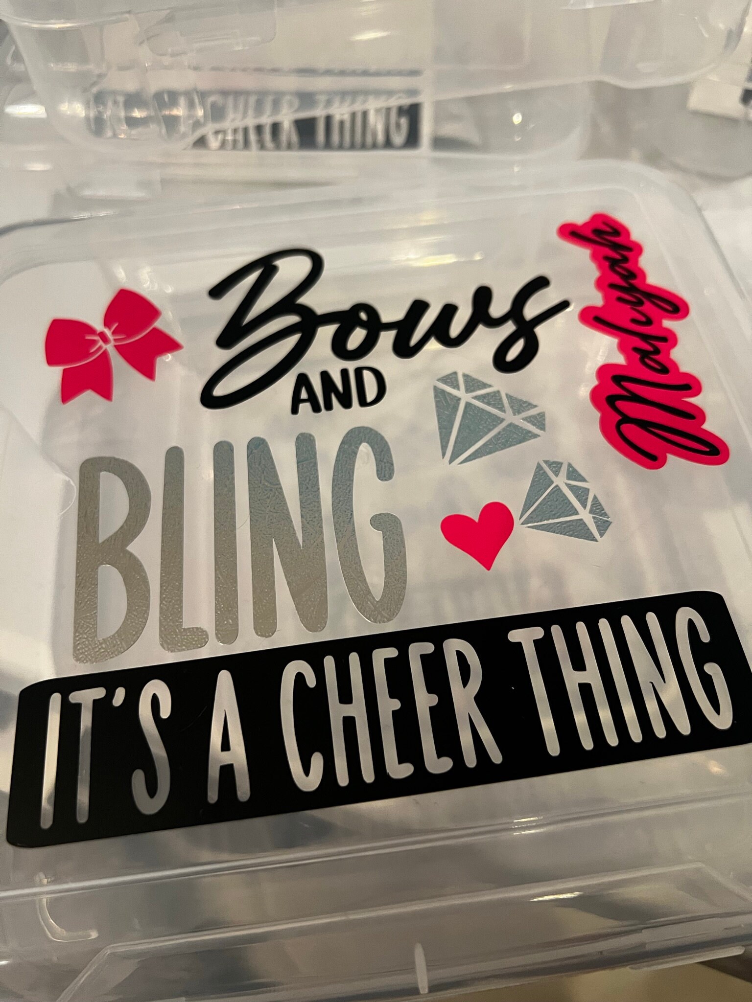 Cheer Bow Box - Etsy