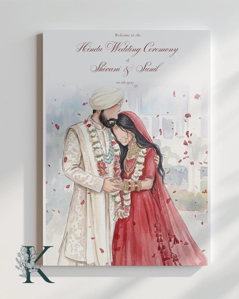 Hindu Wedding Ceremony Guide | Illustrated Order of Service (Digital Download) image 2