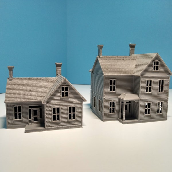 N Scale House 'The Courtland' - 3D Printed - Model Train or Diorama