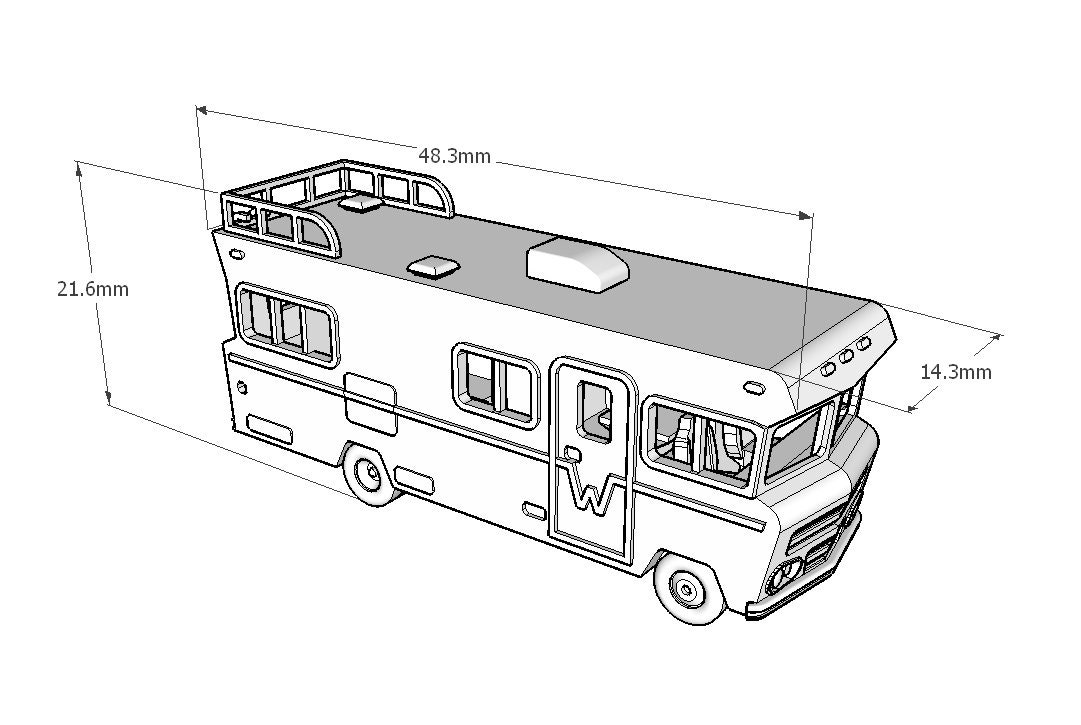 N Scale Scenery 'vacationpack 1' STL Files for 3D Printing Model Train