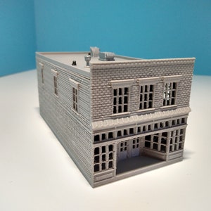 N Scale &#39;Abraham&#39;s Store&#39; - 3D Printed - Model Train or Diorama