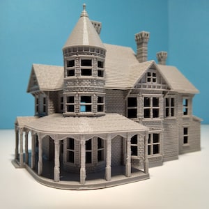 N Scale House 'The Bridgeport' - 3D Printed - Model Train or Diorama
