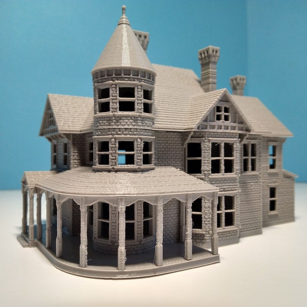 N Scale House 'The Bridgeport' - 3D Printed - Model Train or Diorama