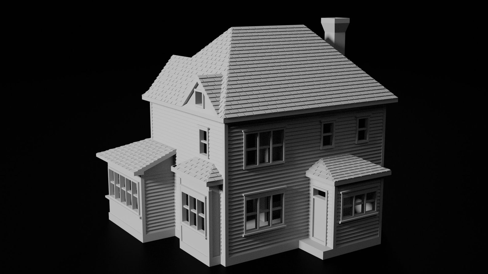 N Scale House 'syracuse I' STL Files for 3D Printing Etsy