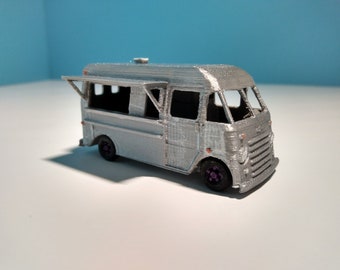 HO Scale 1961 Grumman Olson Kurbside Work Van - 3D Printed - Model Train or Diorama