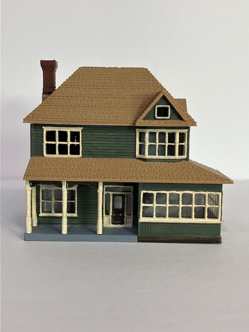 Archivos STL de la Casa "Syracuse I" a escala N: Diorama de tren a escala para impresión 3D (archivo digital) imagen 2