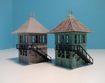 Ferrocarril a escala N 'Torre C' - Impreso en 3D - Modelo de tren o diorama
