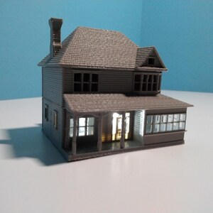 Archivos STL de la Casa "Syracuse I" a escala N: Diorama de tren a escala para impresión 3D (archivo digital) imagen 12