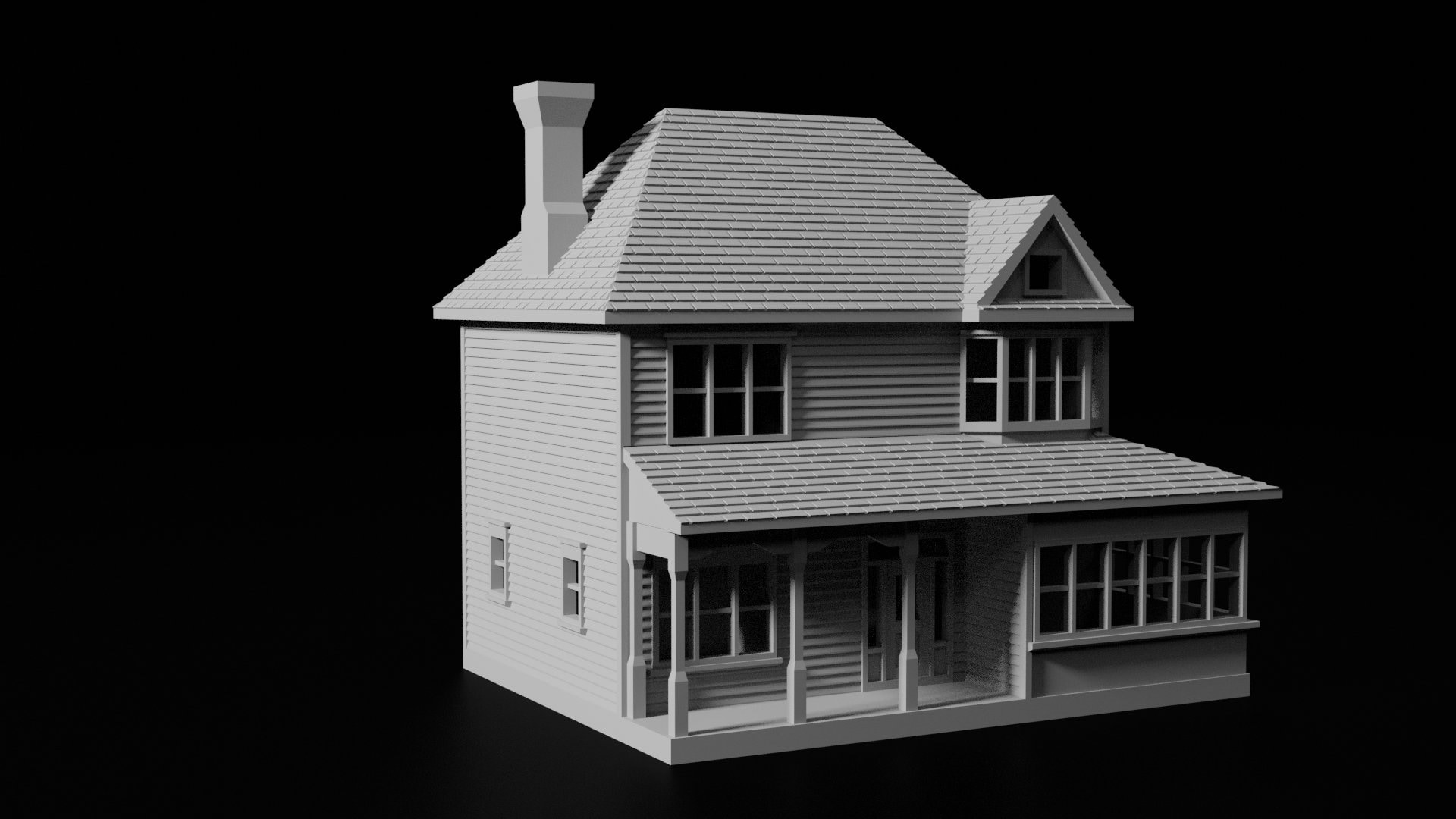 Printable N Scale House