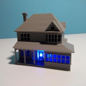 Archivos STL de la Casa "Syracuse I" a escala N: Diorama de tren a escala para impresión 3D (archivo digital) imagen 13
