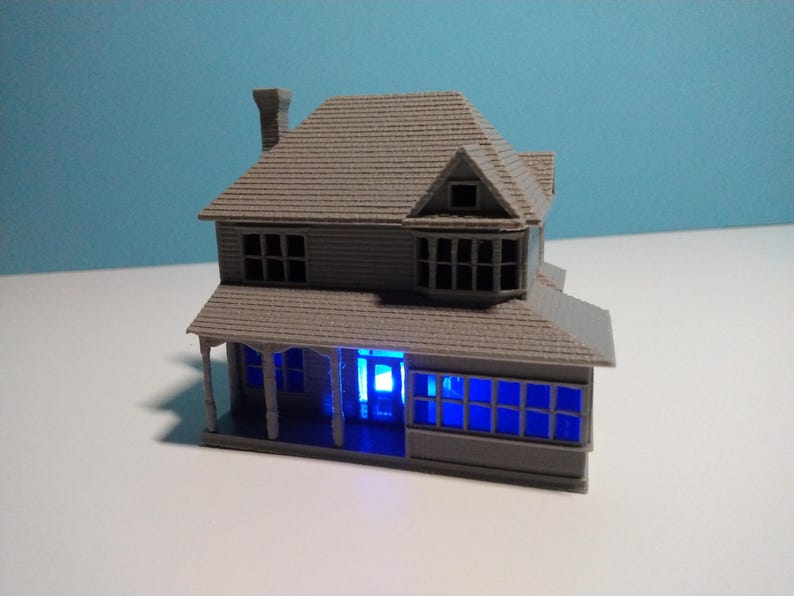 Archivos STL de la Casa "Syracuse I" a escala N: Diorama de tren a escala para impresión 3D (archivo digital) imagen 13