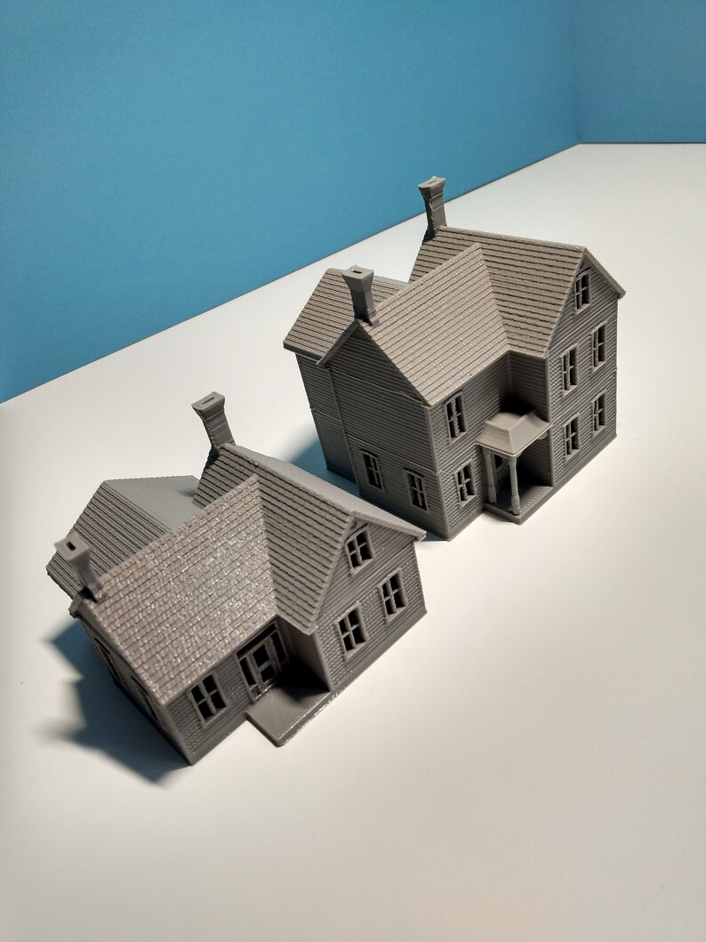 N Scale House 'the Courtland' STL Files for 3D - Etsy