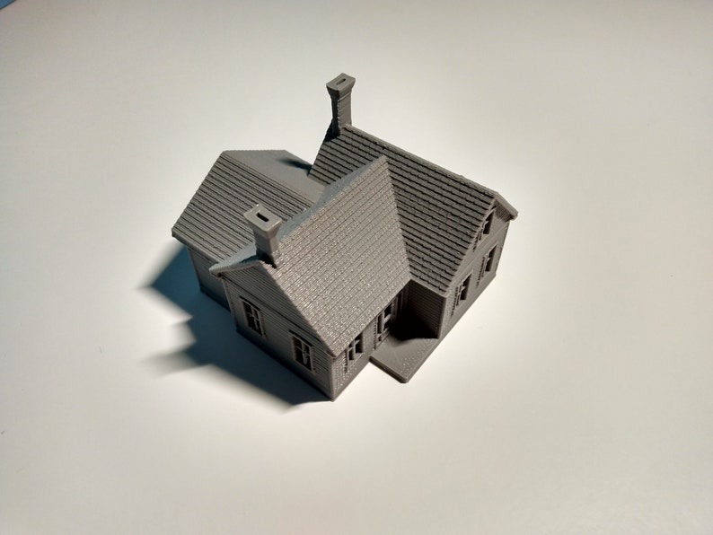 N Scale House 'the Courtland' STL Files for 3D - Etsy