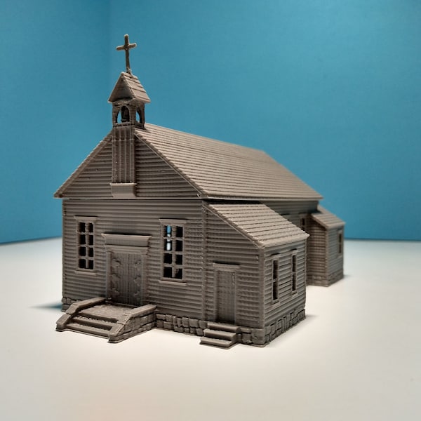 N Scale Historic 'St.James Church' - 3D Printed - Model Train or Diorama