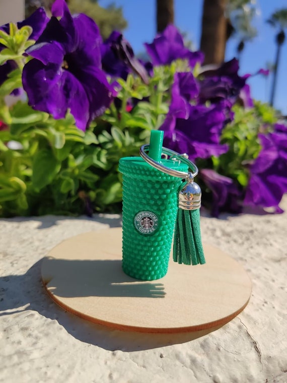 CassidyCreationGifts Starbucks Keychains - Green