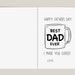 PRINTABLE CARD, Printable Fathers Day Card, Fathers Day Printable ...