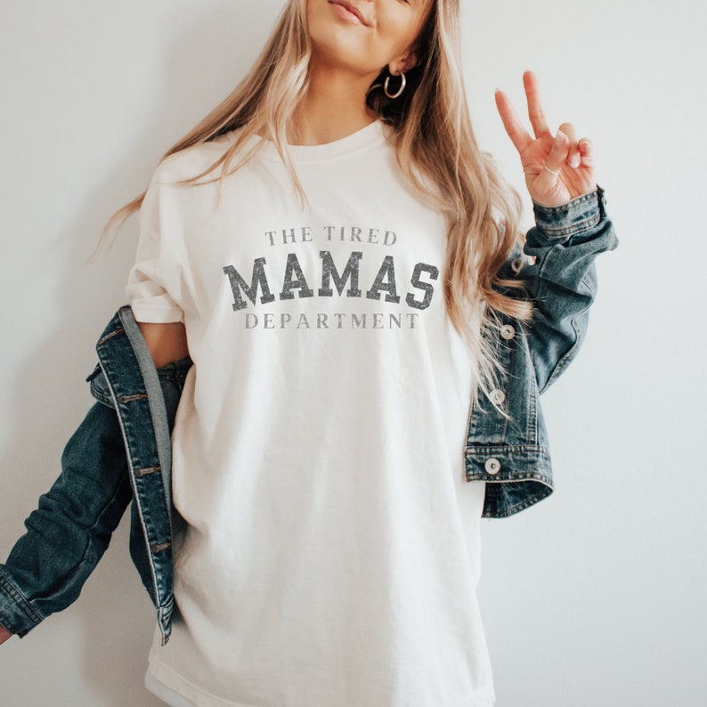 The Tired Mamas Department, The Tortured Poets Department Shirt, Gifts for New Moms, Gifts for Moms, Mothers Day Gift, Swifty Gift, Mama Top image 2