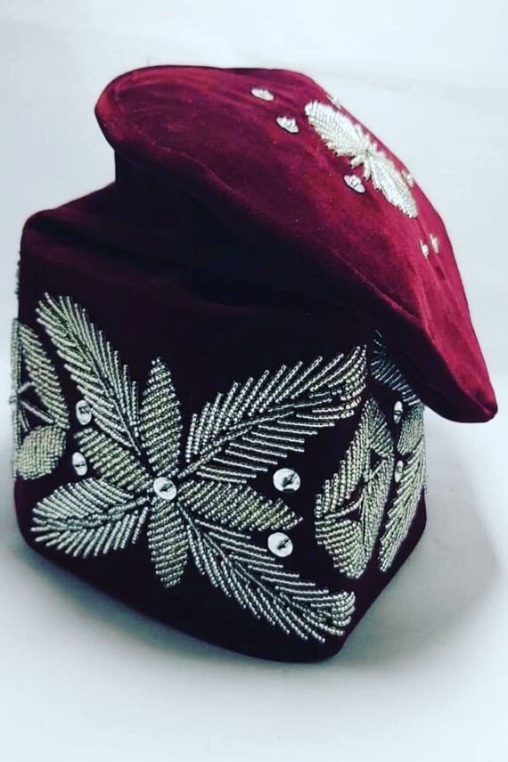 African Chieftaincy Wedding Hat. Igbo 