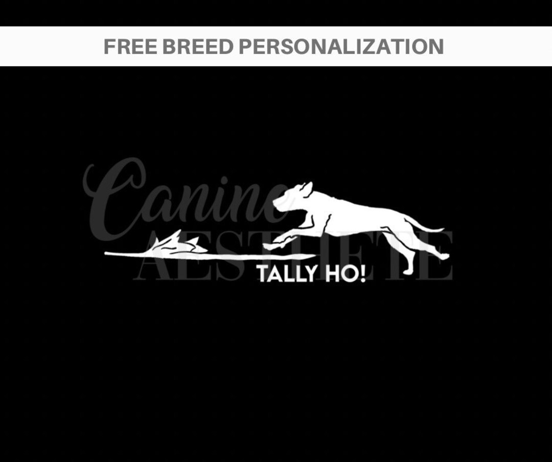 Tally Ho Decal Lure Coursing Fast CAT - Etsy Australia
