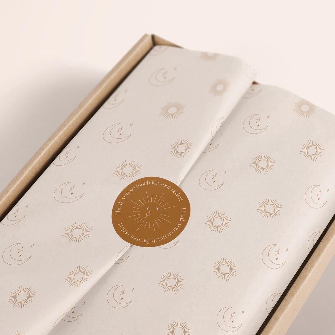 Tissue Paper Design, Branding Stationery, Wrapping Paper, Tissue Paper
